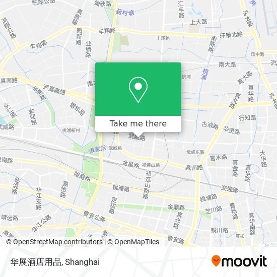 华展酒店用品 map