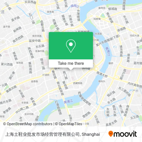 上海土鞋业批发市场经营管理有限公司 map