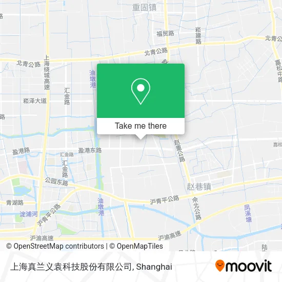 上海真兰义袁科技股份有限公司 map