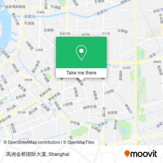 禹洲金桥国际大厦 map