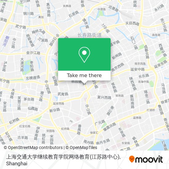 上海交通大学继续教育学院网络教育(江苏路中心) map