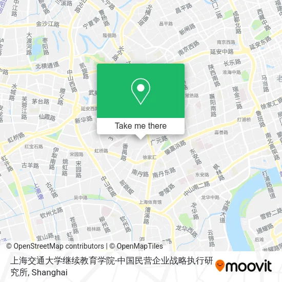 上海交通大学继续教育学院-中国民营企业战略执行研究所 map