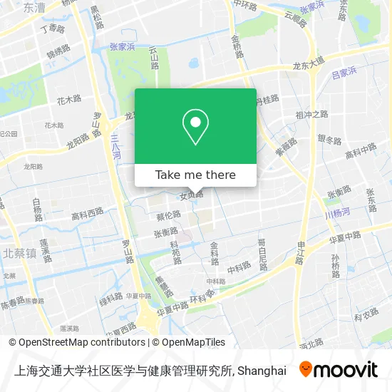 上海交通大学社区医学与健康管理研究所 map