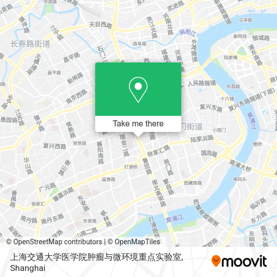 上海交通大学医学院肿瘤与微环境重点实验室 map