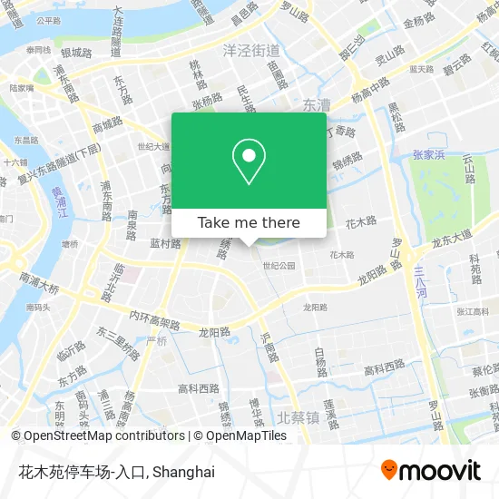 花木苑停车场-入口 map