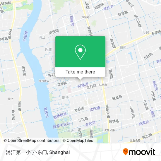 浦江第一小学-东门 map