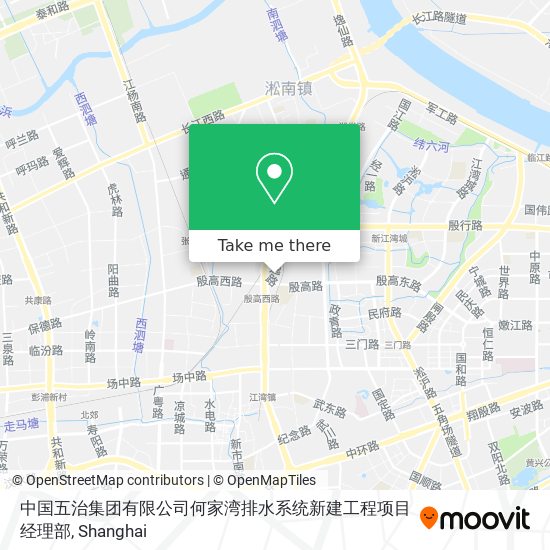 中国五治集团有限公司何家湾排水系统新建工程项目经理部 map