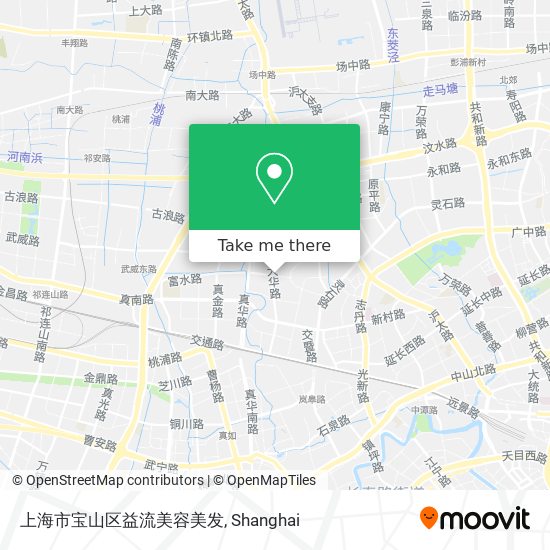 上海市宝山区益流美容美发 map