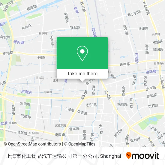 上海市化工物品汽车运输公司第一分公司 map