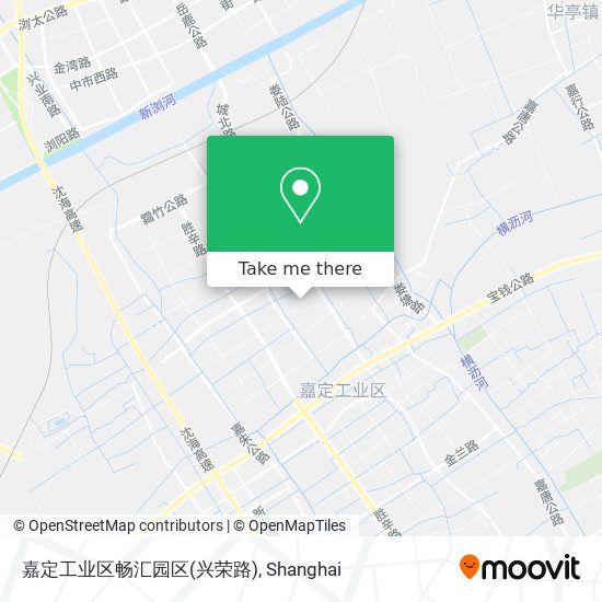 嘉定工业区畅汇园区(兴荣路) map