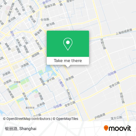 银丽路 map