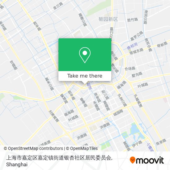 上海市嘉定区嘉定镇街道银杏社区居民委员会 map