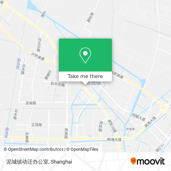 泥城镇动迁办公室 map