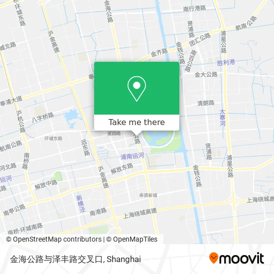 金海公路与泽丰路交叉口 map