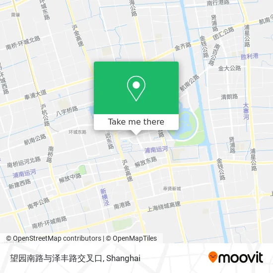 望园南路与泽丰路交叉口 map
