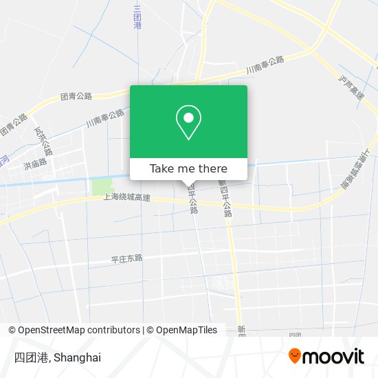 四团港 map