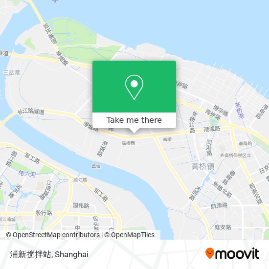 浦新搅拌站 map