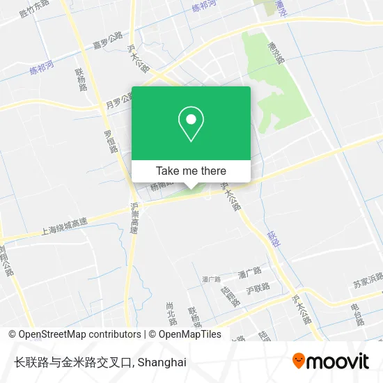 长联路与金米路交叉口 map