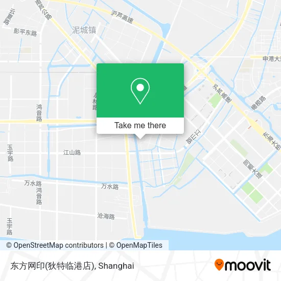 东方网印(狄特临港店) map
