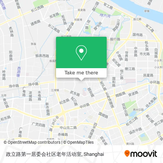 政立路第一居委会社区老年活动室 map