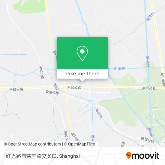 红光路与荣丰路交叉口 map