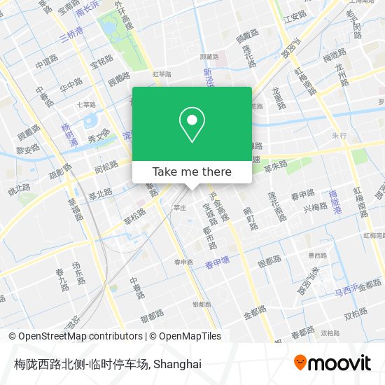 梅陇西路北侧-临时停车场 map