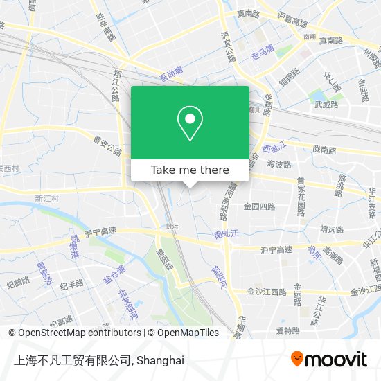上海不凡工贸有限公司 map