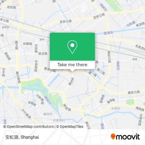 安虹路 map