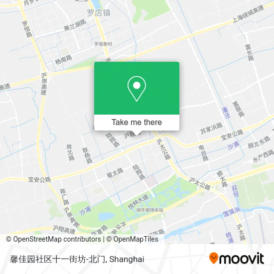 馨佳园社区十一街坊-北门 map