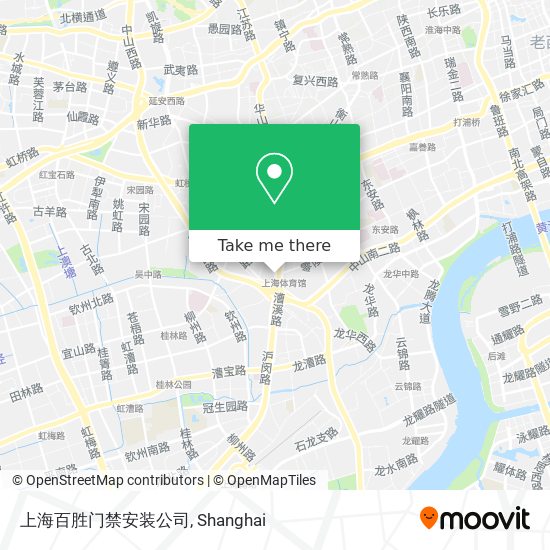 上海百胜门禁安装公司 map
