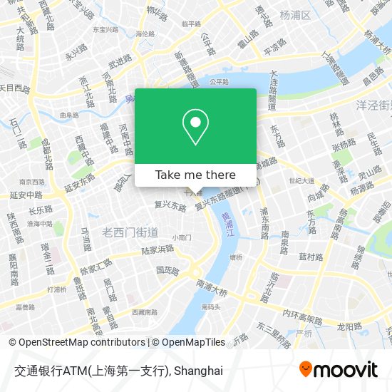 交通银行ATM(上海第一支行) map