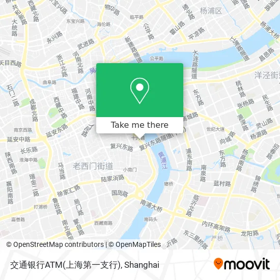 交通银行ATM(上海第一支行) map