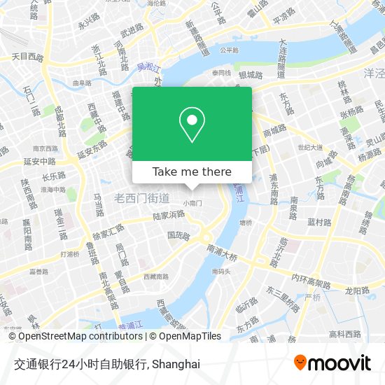 交通银行24小时自助银行 map