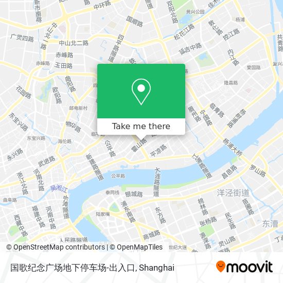 国歌纪念广场地下停车场-出入口 map
