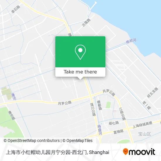 上海市小红帽幼儿园月宁分园-西北门 map