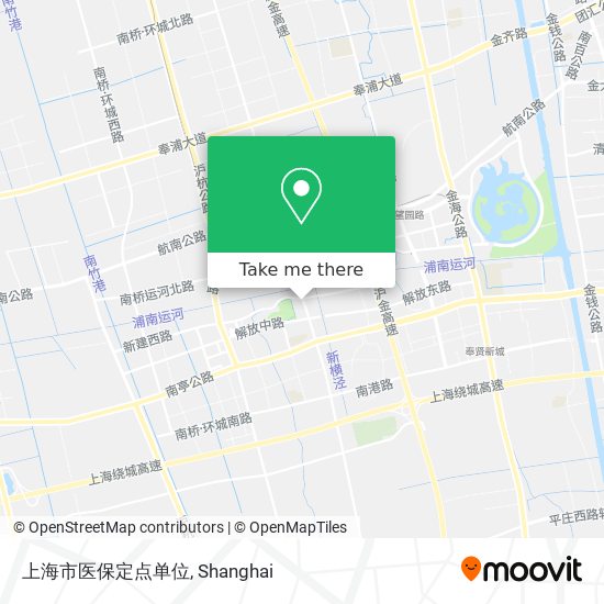 上海市医保定点单位 map