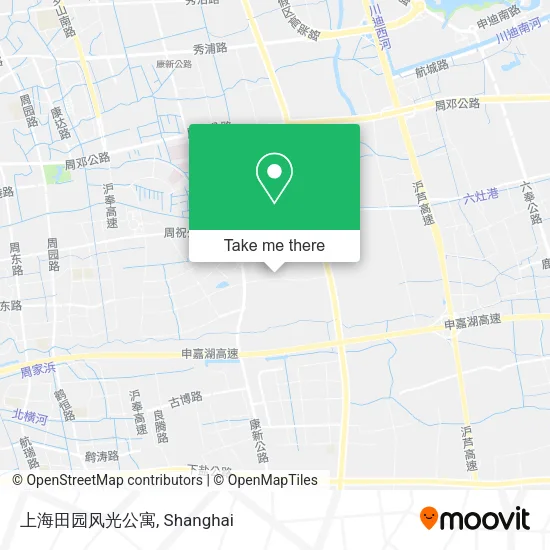 上海田园风光公寓 map