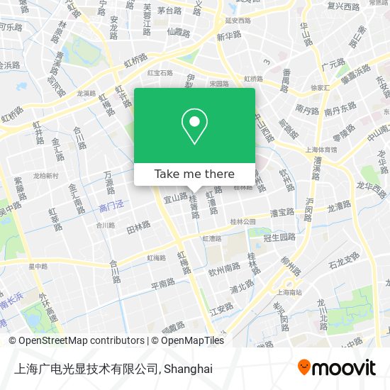 上海广电光显技术有限公司 map