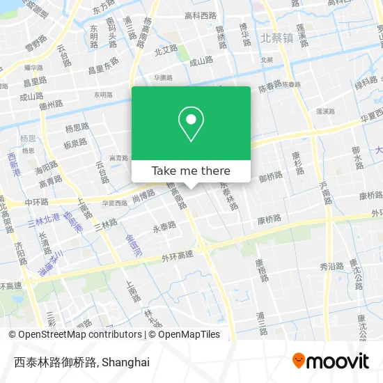西泰林路御桥路 map