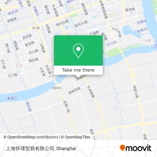 上海怀瑾贸易有限公司 map