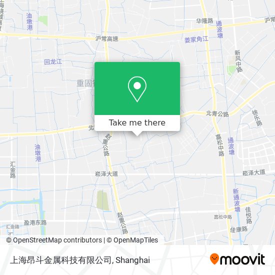 上海昂斗金属科技有限公司 map