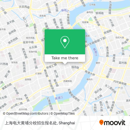 上海电大黄埔分校招生报名处 map