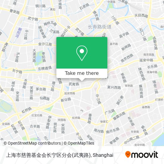 上海市慈善基金会长宁区分会(武夷路) map