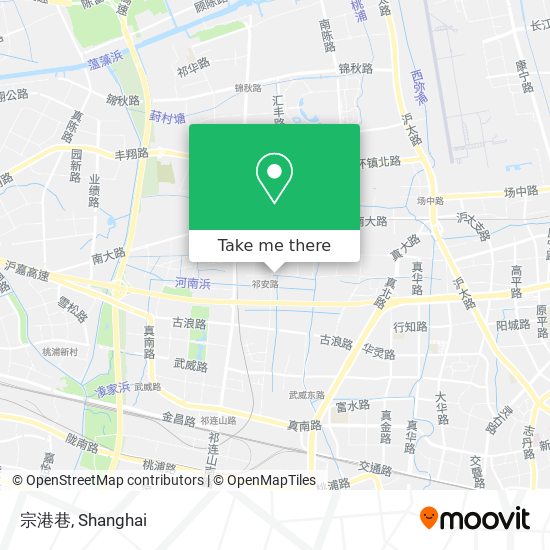 宗港巷 map