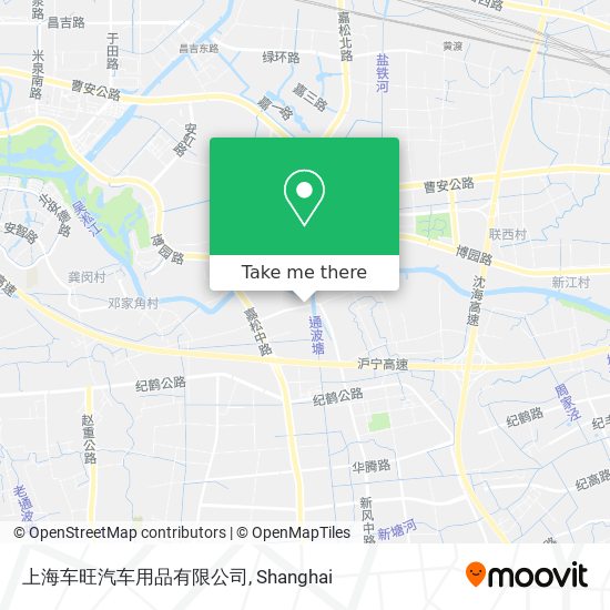 上海车旺汽车用品有限公司 map