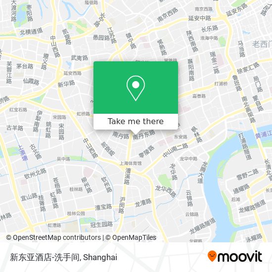 新东亚酒店-洗手间 map