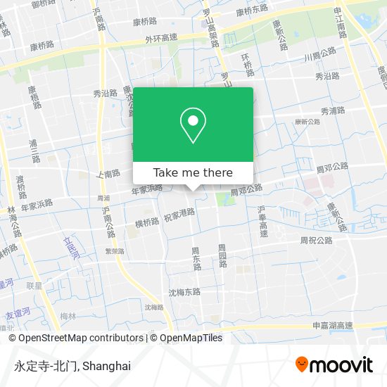 永定寺-北门 map
