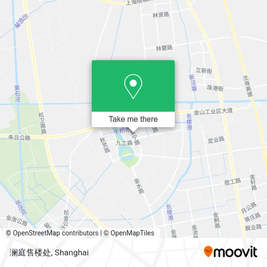澜庭售楼处 map