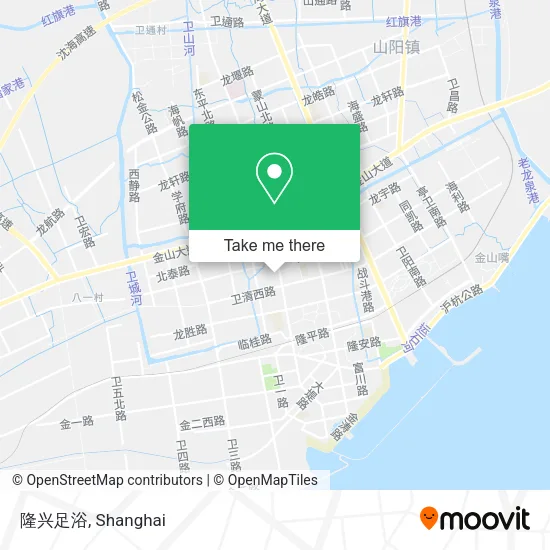 隆兴足浴 map