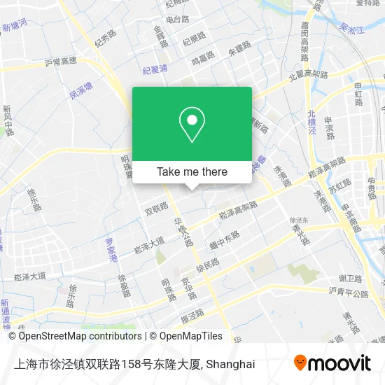 上海市徐泾镇双联路158号东隆大厦 map